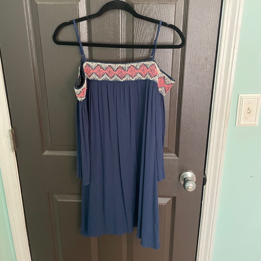 Navy sun dress